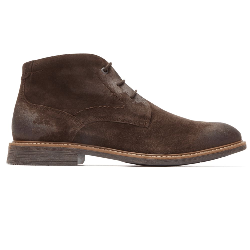 Chukka Boots Homem Rockport Classic Break Marrom,Portugal BTXFM-8410